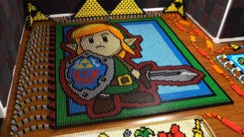 Vídeo: Rinden tributo a Zelda: Link’s Awakening con 40.000 fichas de dominó