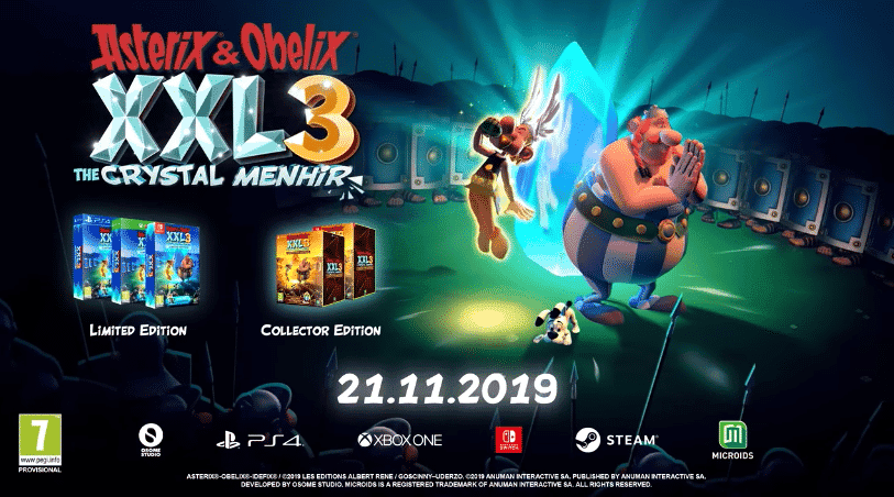 [Act.] Asterix & Obelix XXL 3 se lanza el 21 de noviembre