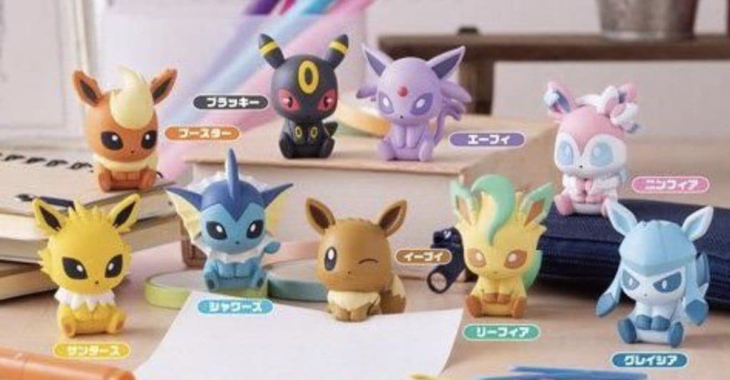 Esta adorable colección de figuritas de las Eeveeluciones de Pokémon se lanza a finales de año en Japón