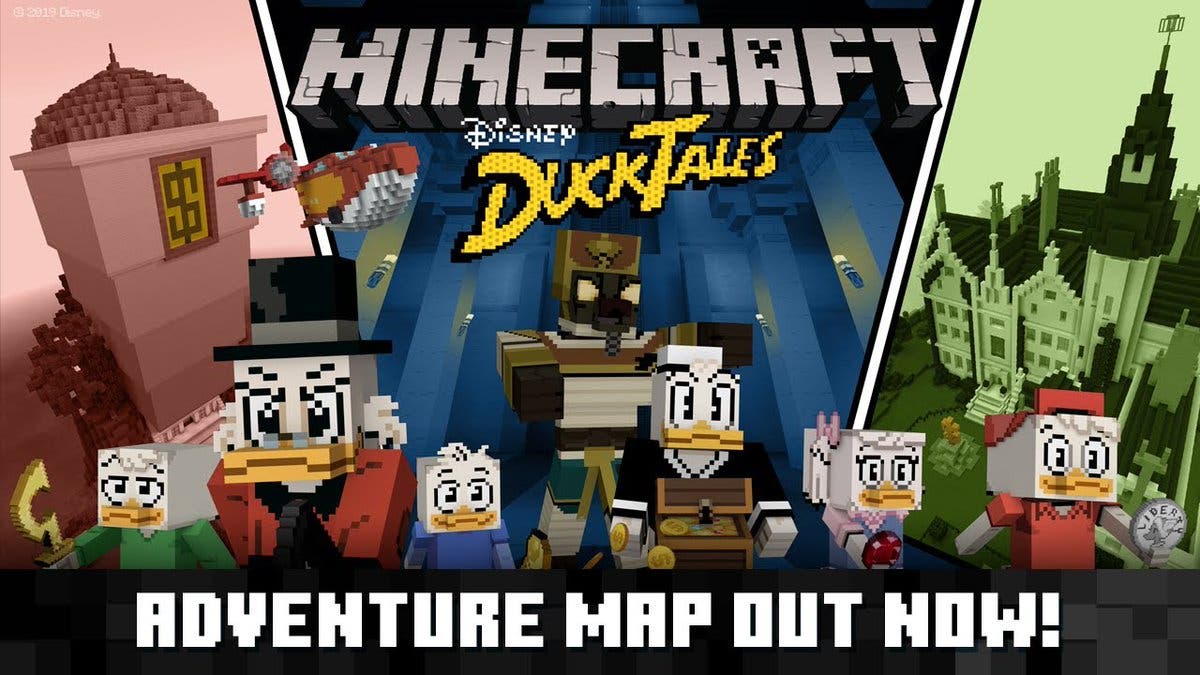 Minecraft recibe un mapa de DuckTales