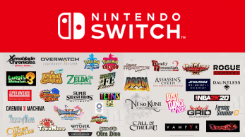 Nintendo recopila en esta imagen los juegos destacados que llegarán próximamente a Switch