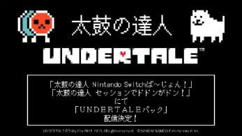 Taiko no Tatsujin! para Nintendo Switch recibirá tres canciones de Undertale