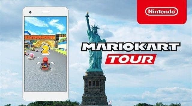Así se prepara el circuito de Nueva York para Mario Kart Tour