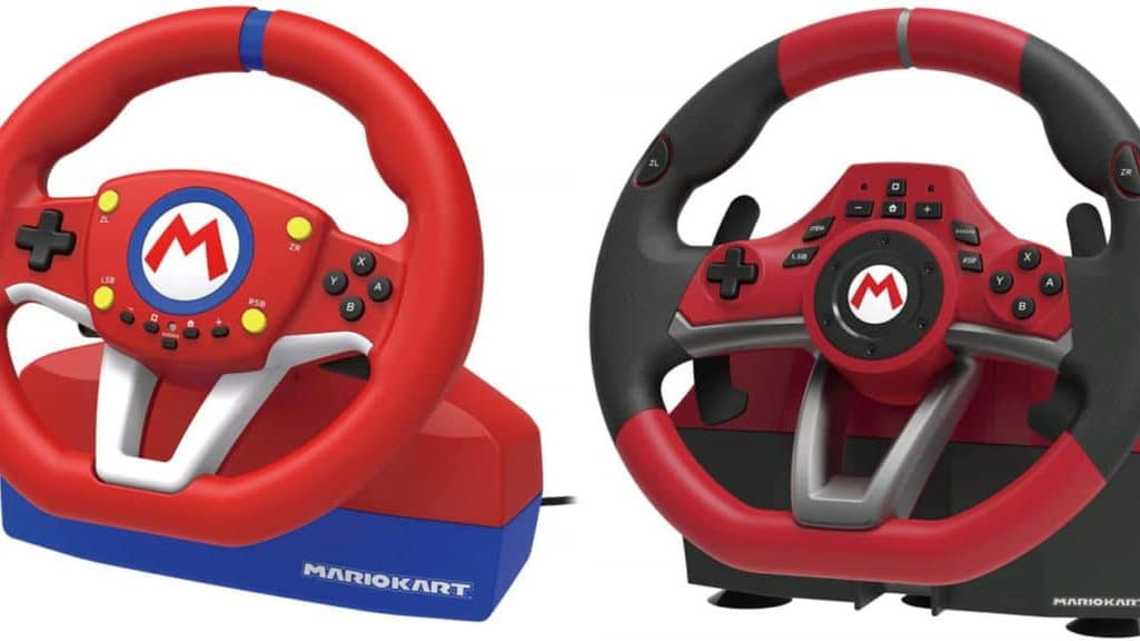Amazon lista el volante Mario Kart Racing Wheel de HORI para Occidente