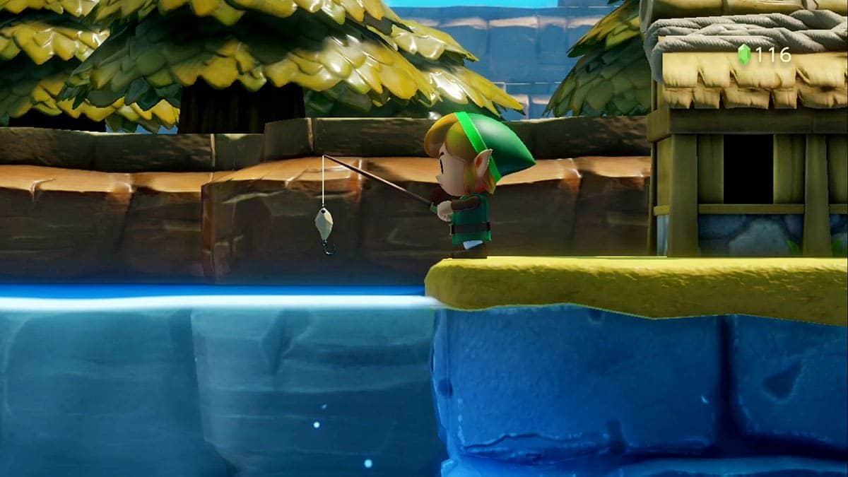Nintendo comparte un montón de capturas del minijuego de pesca de Zelda: Link’s Awakening