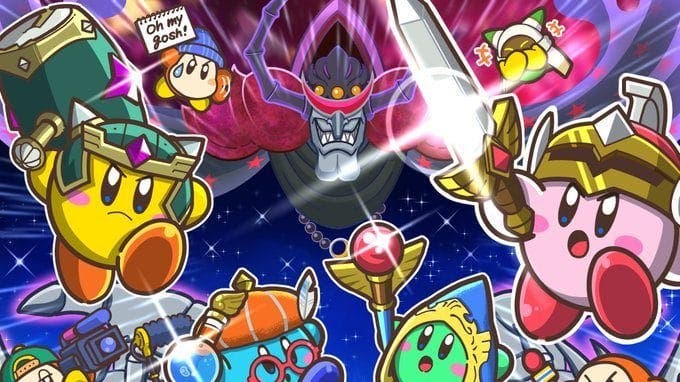 Los desarrolladores de Super Kirby Clash celebran su lanzamiento con una ilustración y 10 gemas manzana gratis