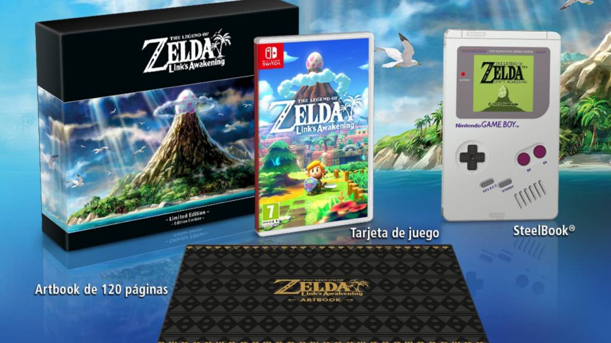 Unboxing de la edición limitada europea de Zelda: Link’s Awakening