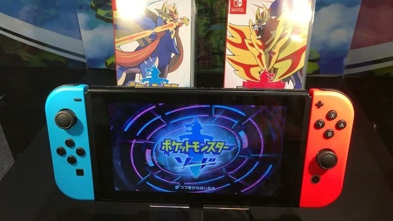 Primer vistazo a las pantallas de título de Pokémon Espada y Escudo