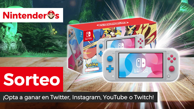 [Act.] ¡Sorteamos una Nintendo Switch Lite – Edición Limitada Pokémon Zacian y Zamazenta!