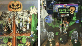 Una tienda GAME se viste de Halloween para celebrar el lanzamiento de Luigi’s Mansion 3