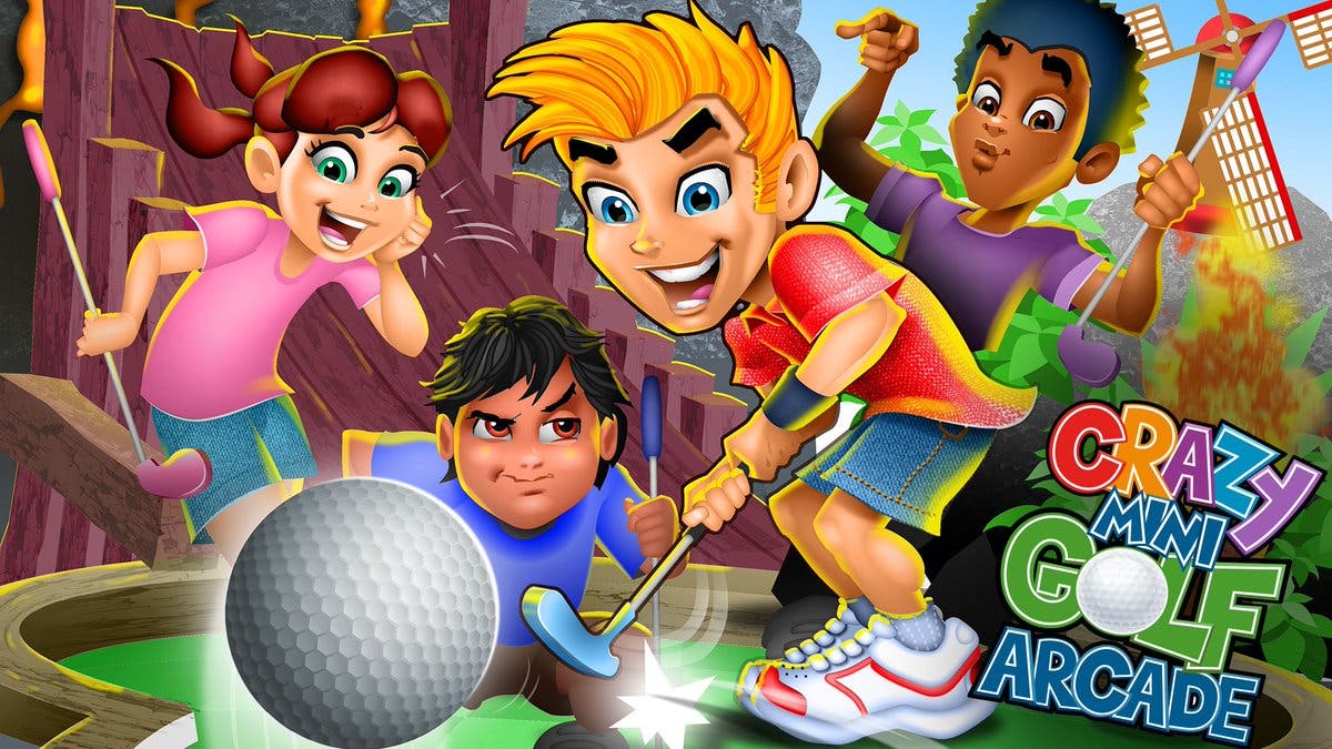 Crazy Mini Golf Arcade confirma su estreno en Nintendo Switch: se lanza el 7 de octubre