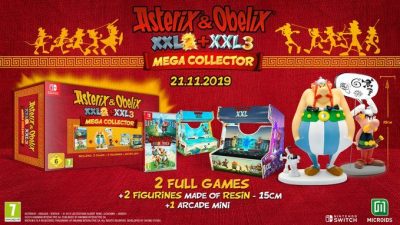 Asterix y Obelix XXL 3: El Menhir de Cristal recibirá una Mega Edición Coleccionista y cambiará el contenido de la Edición Coleccionista anteriormente anunciada
