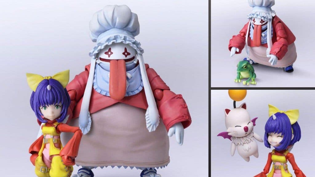 Este set de figuras de Quina y Eiko, de Final Fantasy IX, saldrá a la venta en enero