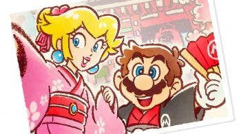 Mario y Peach protagonizan un nuevo arte para promocionar el tour de Tokio de Mario Kart Tour