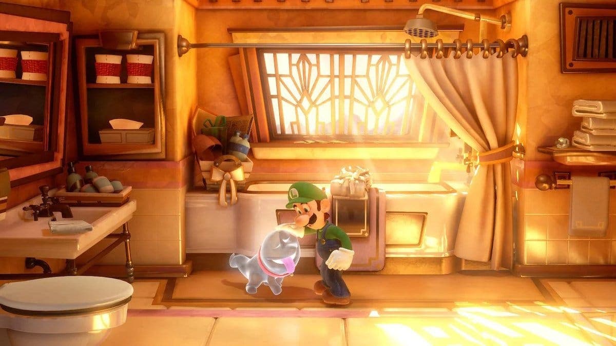 Podemos acariciar al ectochucho en Luigi’s Mansion 3