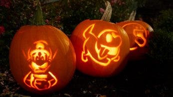 Prepárate para Halloween con estas plantillas oficiales para calabazas de Luigi’s Mansion 3