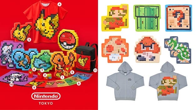 Revelado el merchandising de la colaboración entre Nintendo Tokyo y Pokémon Center Shibuya con 8-bit