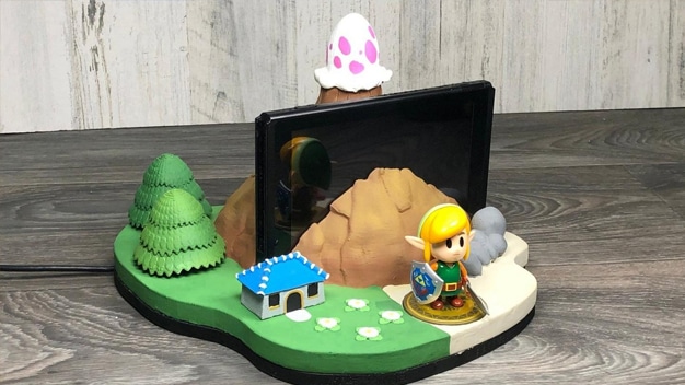 Crean un dock de Nintendo Switch con diseño de Zelda: Link’s Awakening