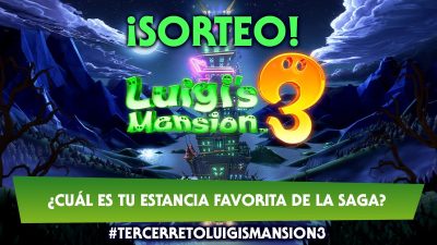 Últimas horas para participar en el sorteo #TercerRetoLuigisMansion3 de Nintendo España