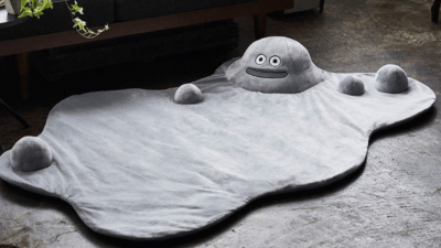 Square Enix lanza en Japón una alfombra inspirada en un burbujilimo metálico de Dragon Quest