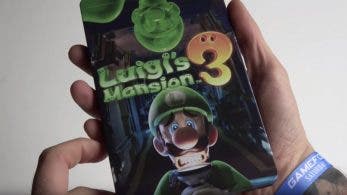 Unboxing del steelbook de Luigi’s Mansion 3 que brilla en la oscuridad