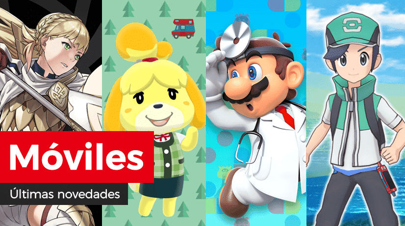 Novedades para móviles en Fire Emblem Heroes, Animal Crossing: Pocket Camp, Dr. Mario World y Pokémon Masters