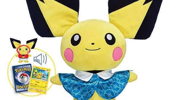 Un adorable peluche de Pichu de Build-a-Bear salvaje apareció