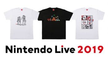Nintendo revela tres camisetas especiales para el Nintendo Live 2019