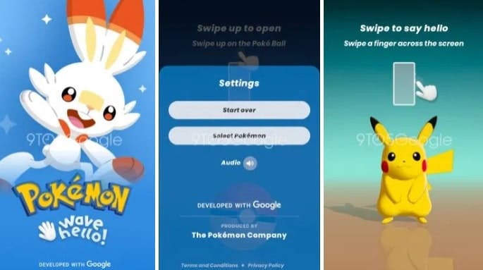 Google y Pokémon crean una demo temática de Soli / Motion Sense para Pixel 4