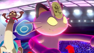 Aparentemente, la moneda en la frente de Meowth cambia en su forma Gigamax