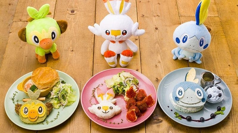 Nuevos platos inspirados en Grookey, Scorbunny y Sobble se unirn al menú de los Pokémon Café de Japón