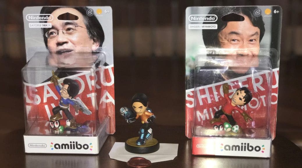 Reggie Fils-Aime completa su trío de amiibo personalizados: Iwata, Miyamoto y él mismo