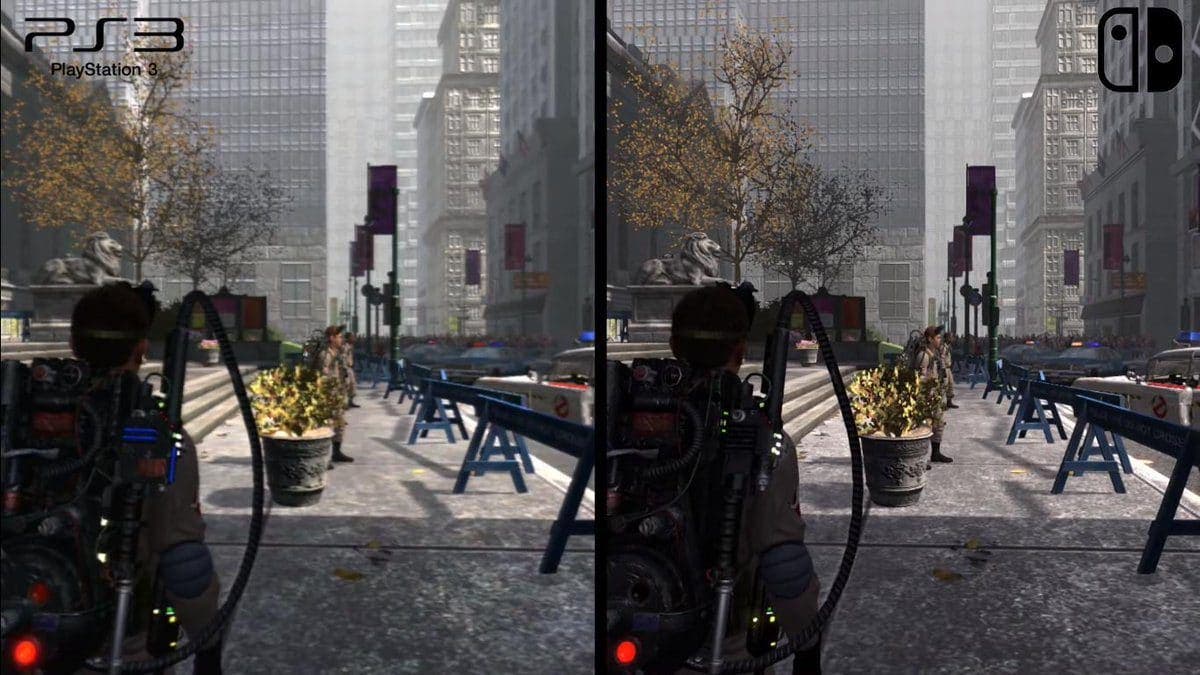 Comparativa en vídeo de Ghostbusters: The Video Game Remastered: Nintendo Switch vs. PS3