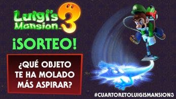 Nintendo España sortea otro Luigi’s Mansion 3 con #CuartoRetoLuigisMansion3 en Twitter