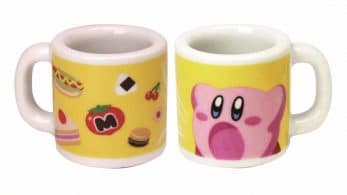 Mini tazas y mini posavasos de Kirby ya están disponibles en Japón