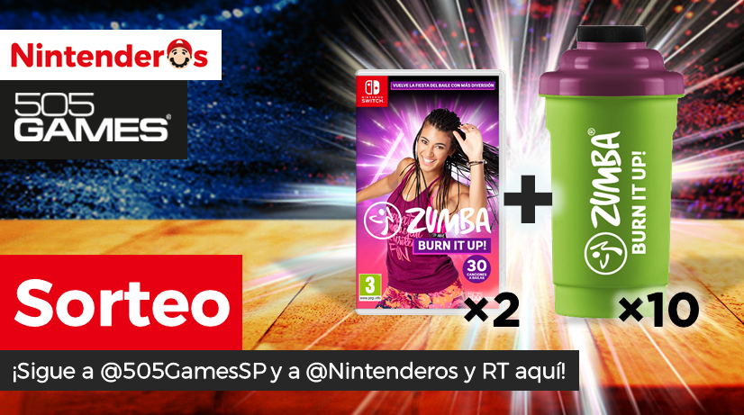 [Act.] ¡Sorteamos 2 copias de Zumba: Burn It Up! para Nintendo Switch + 10 botellas!