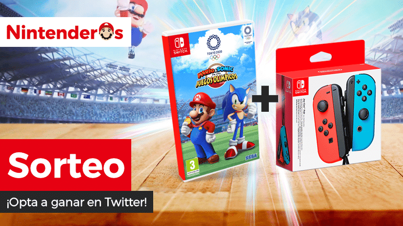 [Act.] ¡Sorteamos una copia de Mario & Sonic en los Juegos Olímpicos: Tokio 2020 + Joy-Con de Nintendo Switch! ¡Solo hoy!