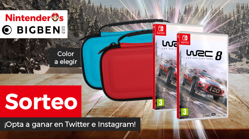 [Act.] ¡Sorteamos 2 copias de WRC 8 para Nintendo Switch + 2 fundas!