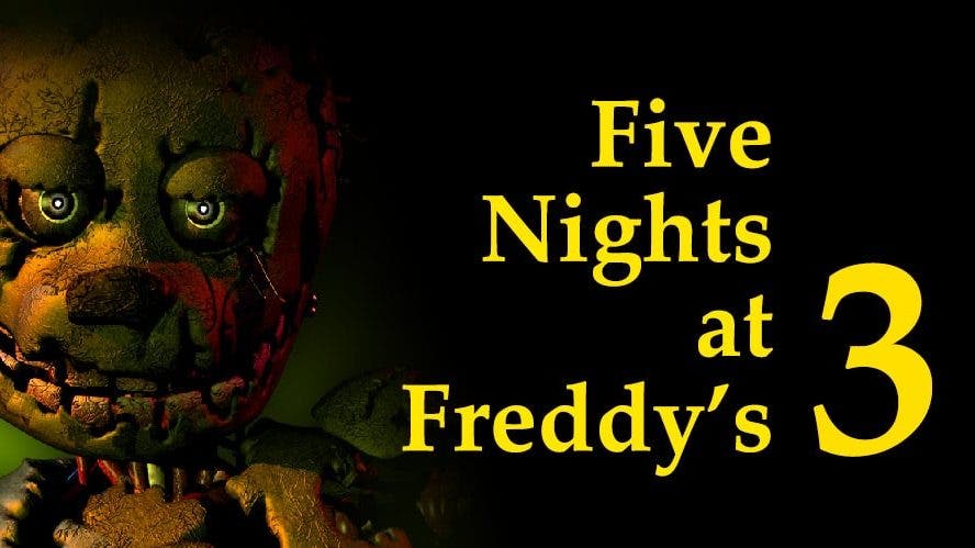 Five Nights at Freddy’s 3 llega el 29 de noviembre a Nintendo Switch