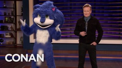 Conan O’Brien parodia el «nuevo y mejorado diseño» de la película de Sonic