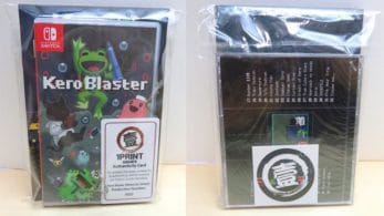 Unboxing de la edición física de Kero Blaster para Nintendo Switch