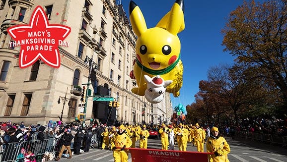 Pikachu confirma su presencia en el Macy’s Thanksgiving Day Parade por 19º año consecutivo