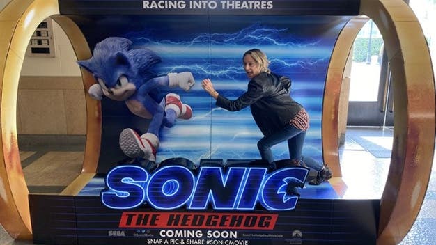 Echa un vistazo a estos stands promocionales de la nueva película de Sonic