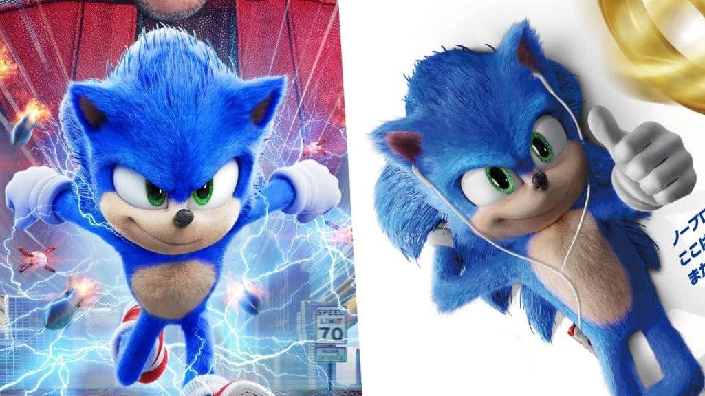 Así lucen los nuevos pósters en inglés y japonés para la película Sonic The Hedgehog