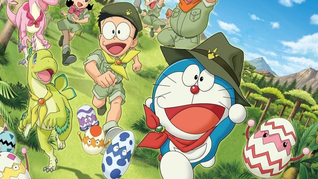 Así es el boxart oficial de Doraemon: Nobita’s New Dinosaur
