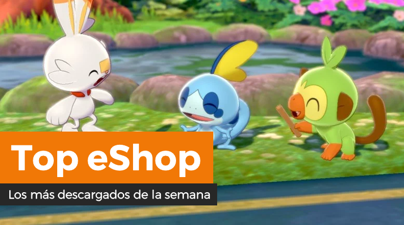 Pokémon Espada y Escudo se mantienen como lo más descargado de la semana en la eShop de Nintendo Switch (23/11/19)