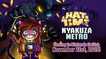 El DLC Nyakuza Metro de A Hat in Time se lanza el 21 de noviembre