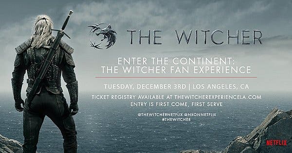 Netflix anuncia un evento especial en Los Ángeles de la serie de The Witcher