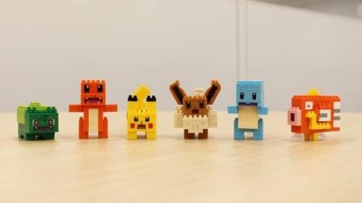 Una nueva línea de nanoblocks de los Pokémon legendarios Groudon, Kyogre y Rayquaza llegarán a Japón el próximo año