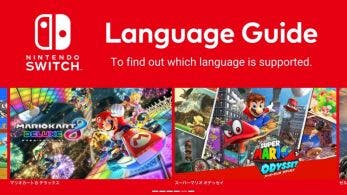 Nintendo abre una web donde podemos consultar los idiomas disponibles en cada título de Switch